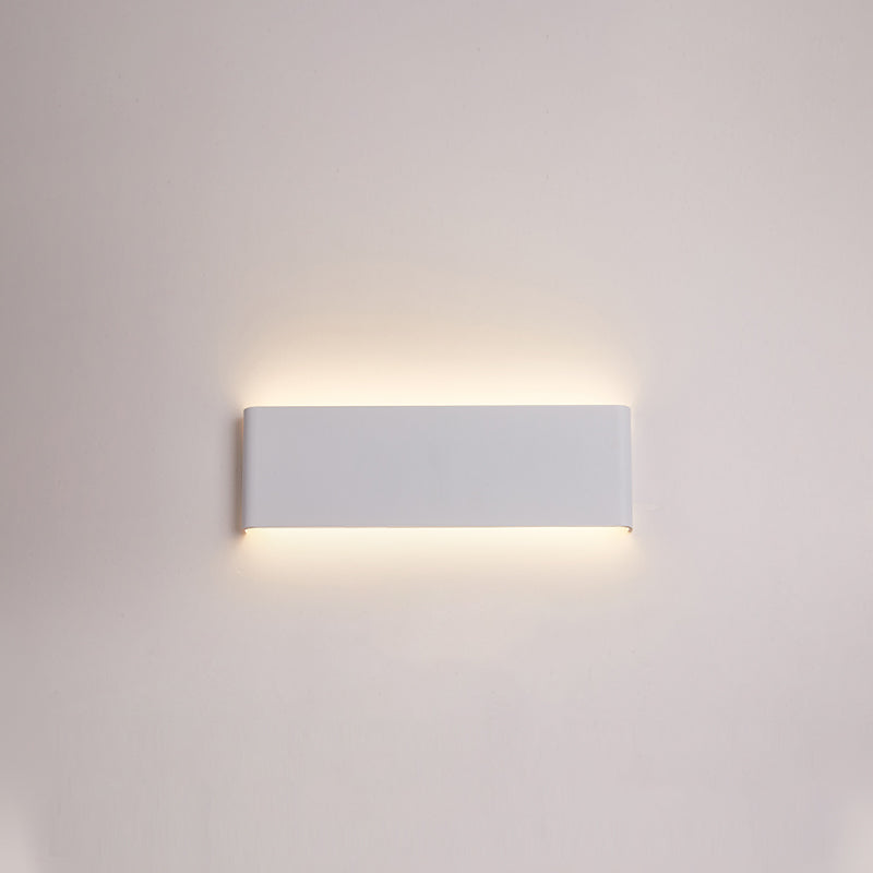 Square Shape Metal Wall Mount Lighting Modern Style 1-Light Wall Mounted Light Fixture