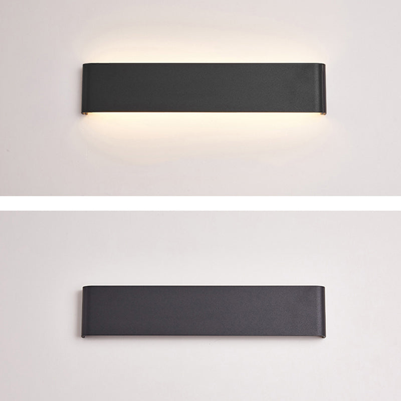 Square Shape Metal Wall Mount Lighting Modern Style 1-Light Wall Mounted Light Fixture