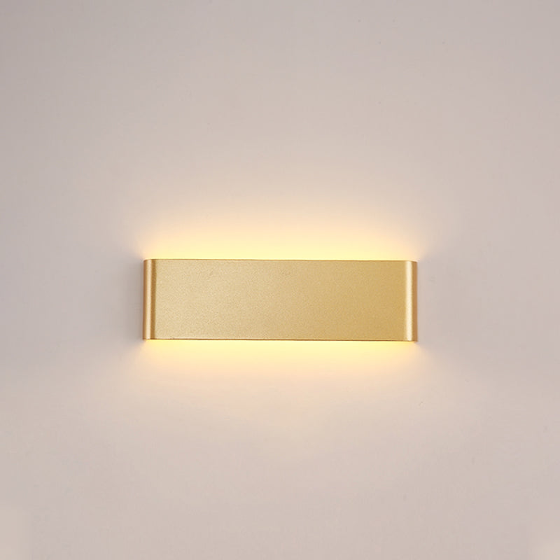 Square Shape Metal Wall Mount Lighting Modern Style 1-Light Wall Mounted Light Fixture