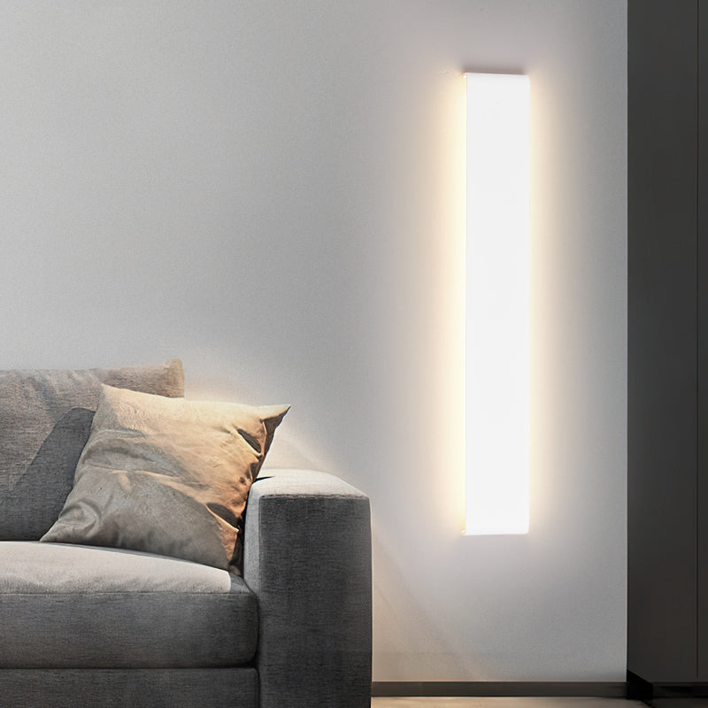 Square Shape Metal Wall Mount Lighting Modern Style 1-Light Wall Mounted Light Fixture