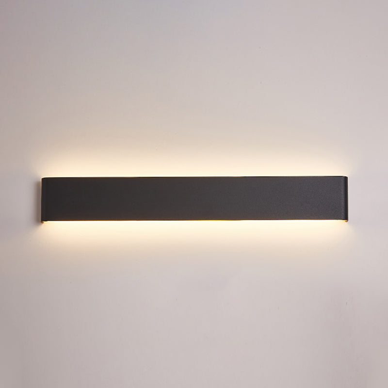 Square Shape Metal Wall Mount Lighting Modern Style 1-Light Wall Mounted Light Fixture