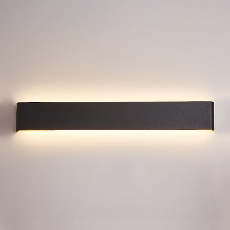 Square Shape Metal Wall Mount Lighting Modern Style 1-Light Wall Mounted Light Fixture