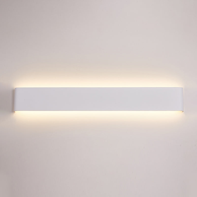 Square Shape Metal Wall Mount Lighting Modern Style 1-Light Wall Mounted Light Fixture