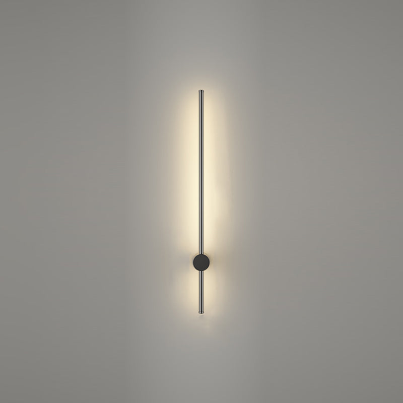 Linear Shape Metal Wall Mount Lighting Modern Style 1 Light Wall Mounted Light Fixture