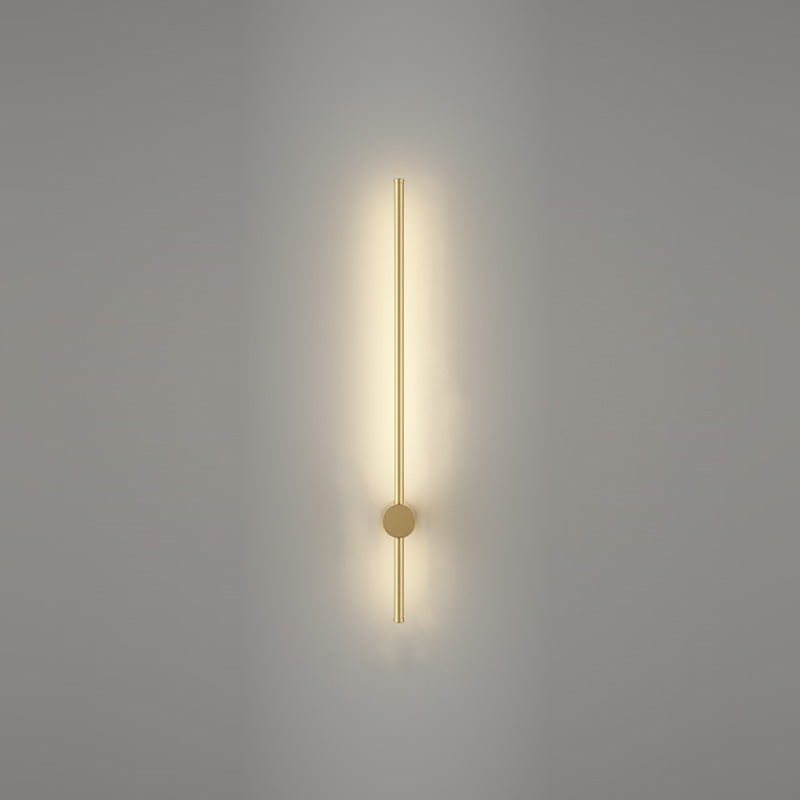 Linear Shape Metal Wall Mount Lighting Modern Style 1 Light Wall Mounted Light Fixture