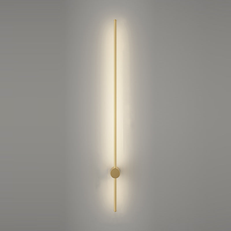 Linear Shape Metal Wall Mount Lighting Modern Style 1 Light Wall Mounted Light Fixture