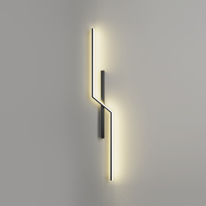Minimalist Style Aluminum Wall Light Linear LED Wall Sconce for Living Room