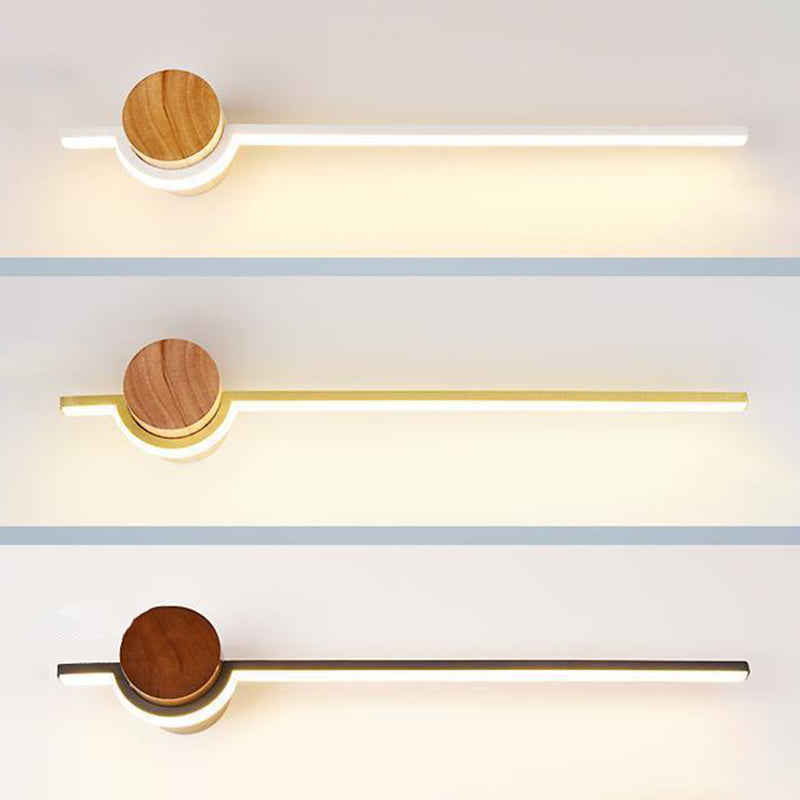 Metall lineare Formwandmontage Beleuchtung moderner Stil 1-Licht-Wandmontageleuchte