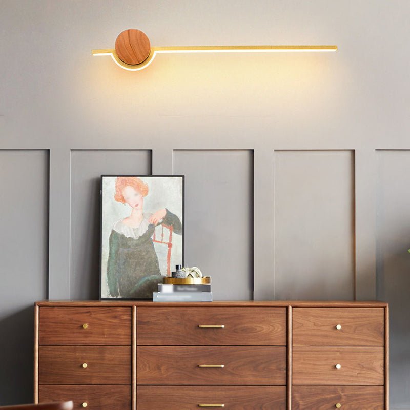 Metall lineare Formwandmontage Beleuchtung moderner Stil 1-Licht-Wandmontageleuchte