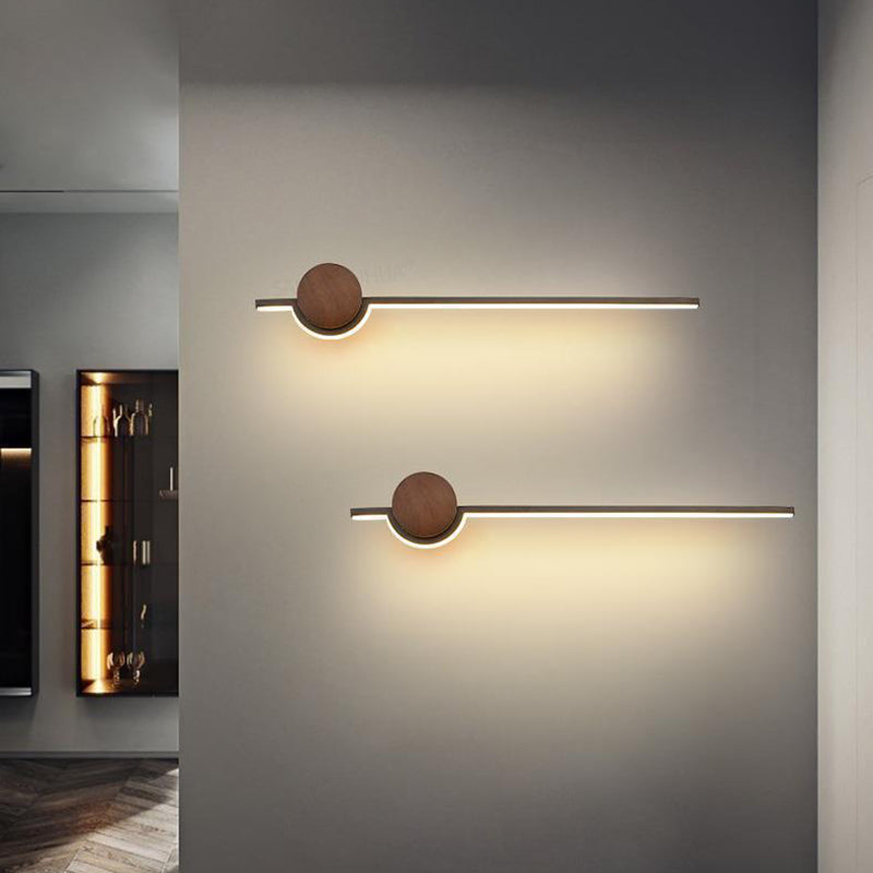 Metall lineare Formwandmontage Beleuchtung moderner Stil 1-Licht-Wandmontageleuchte