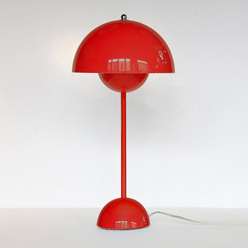 Dome Bedroom Table Lamp Metal Minimalist Style Night Table Lamp