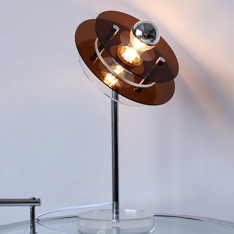 Circles Night Table Lamp Nordic Style Metal Table Light for Bedside
