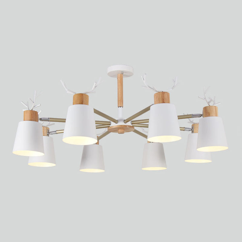 Multi Light Unique Hanging Chandelier Modern Style Metal Hanging Lighting for Living Room