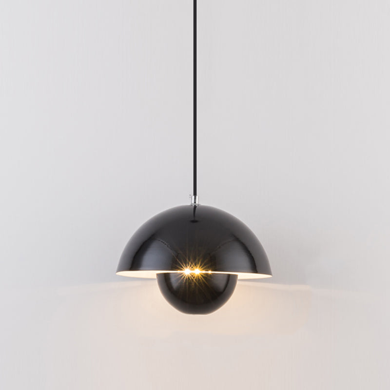 Contemporary Style Dome Shape Pendant Lights Metal Hanging Pendant Lights