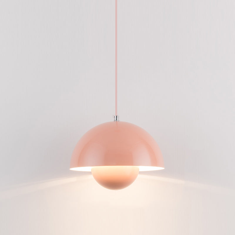Contemporary Style Dome Shape Pendant Lights Metal Hanging Pendant Lights