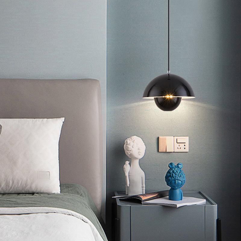 Contemporary Style Dome Shape Pendant Lights Metal Hanging Pendant Lights