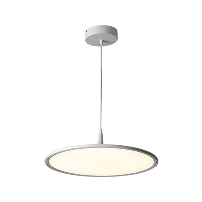 Round Shape Metal Hanging Light Modern Style 1-Light Hanging Mounted Lights