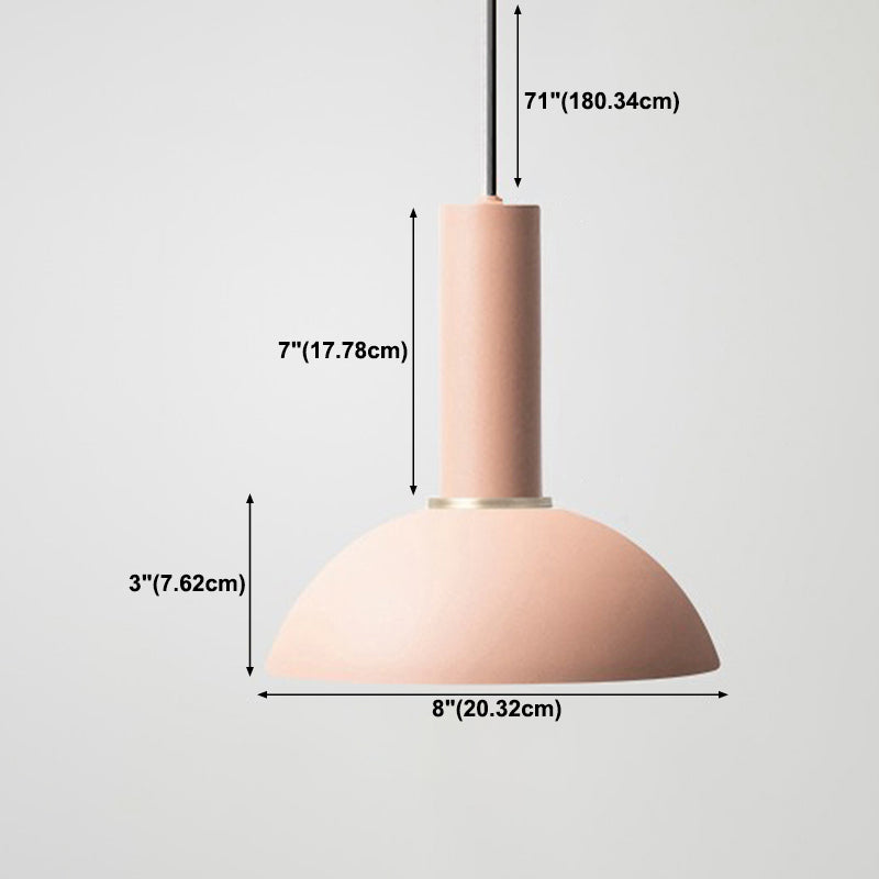 Contemporary Style Geometry Shape Pendant Light Metal 1 Light Hanging Pendant Light