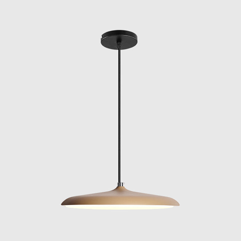 Metal Round Shape Hanging Light Nordic Macarons 1 Light Hanging Mounted Lights