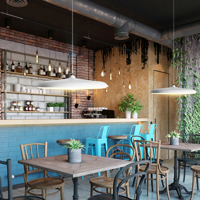 Metal Round Shape Hanging Light Nordic Macarons 1 Light Hanging Mounted Lights