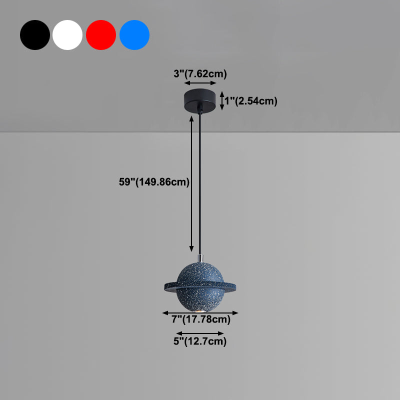 Modern Style Spherical Shape Pendant Lighting Stone Pendant Light for Bedroom
