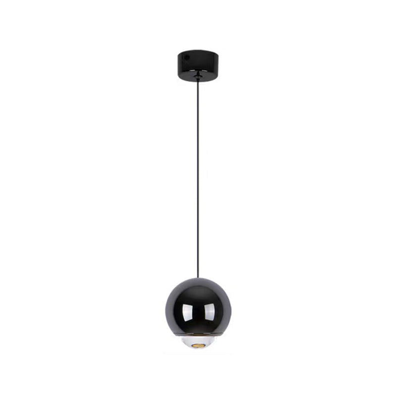 Modern Style Spherical Shape Pendant Lighting Metal 1 Light Pendant Light for Bedroom
