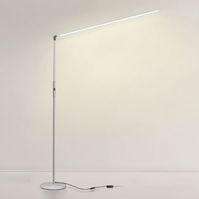 Nordic Linear Floor Lamp Metal 59" High LED Floor Light for Living Room