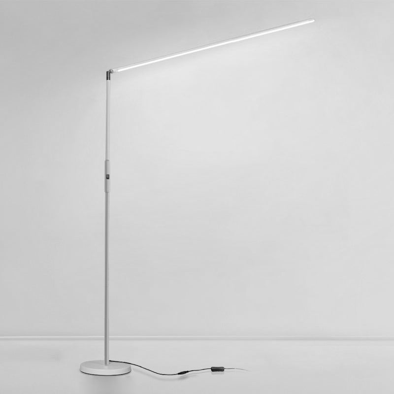Nordic Linear Floor Lamp Metal 59" High LED Floor Light for Living Room