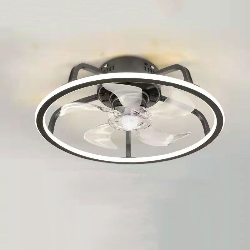 Ceiling Fan Lamp Nordic Style LED Ceiling Mounted Light for Bedroom