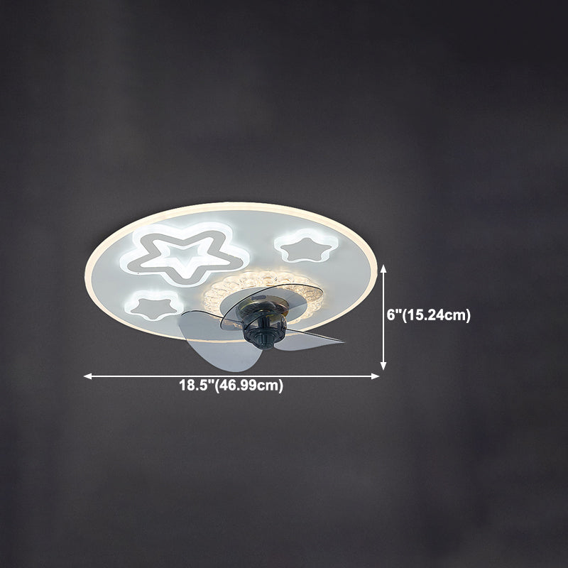 Modern Style Ceiling Fan Lighting Metal Multi Light Ceiling Fan Lighting for Bedroom