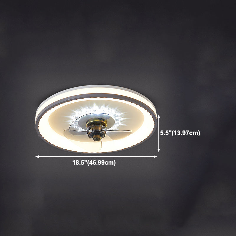 Modern Style Ceiling Fan Lighting Metal Multi Light Ceiling Fan Lighting for Bedroom