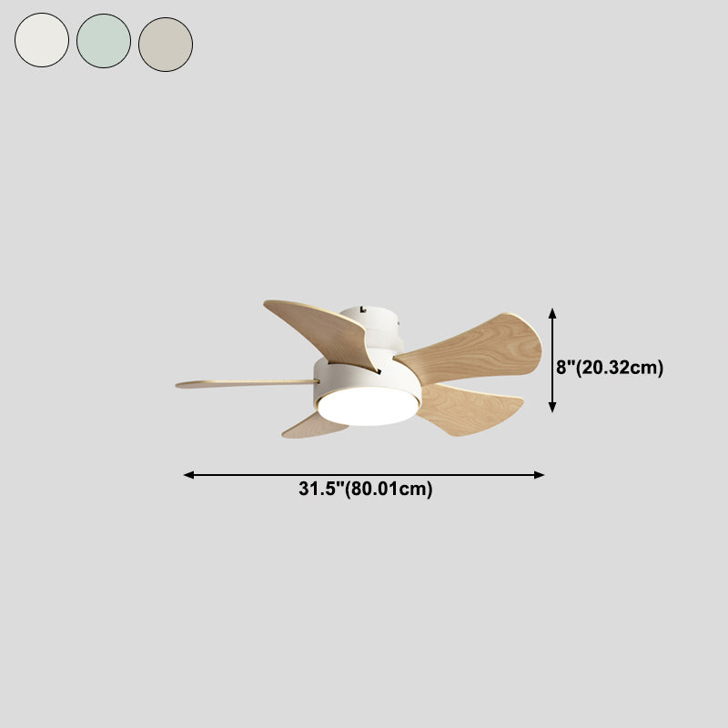Ceiling Fan Light Simple-Style LED Metal Ceiling Flush Mount Light