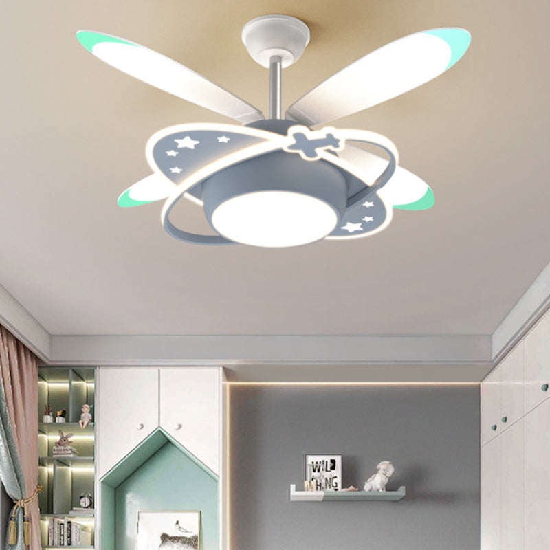 Forme d'avion Ventilateurs de plafond métal