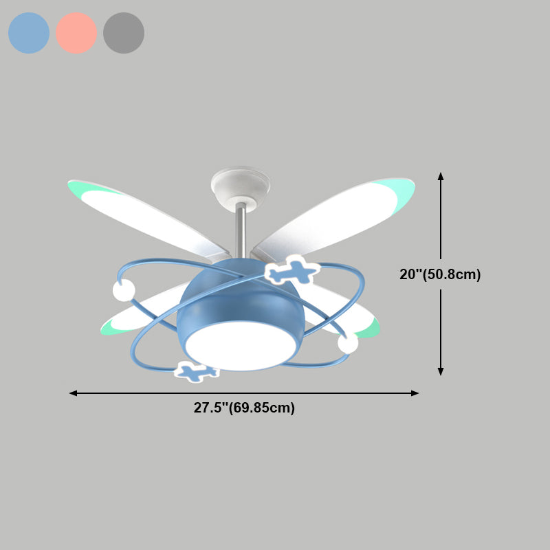 Forme d'avion Ventilateurs de plafond métal