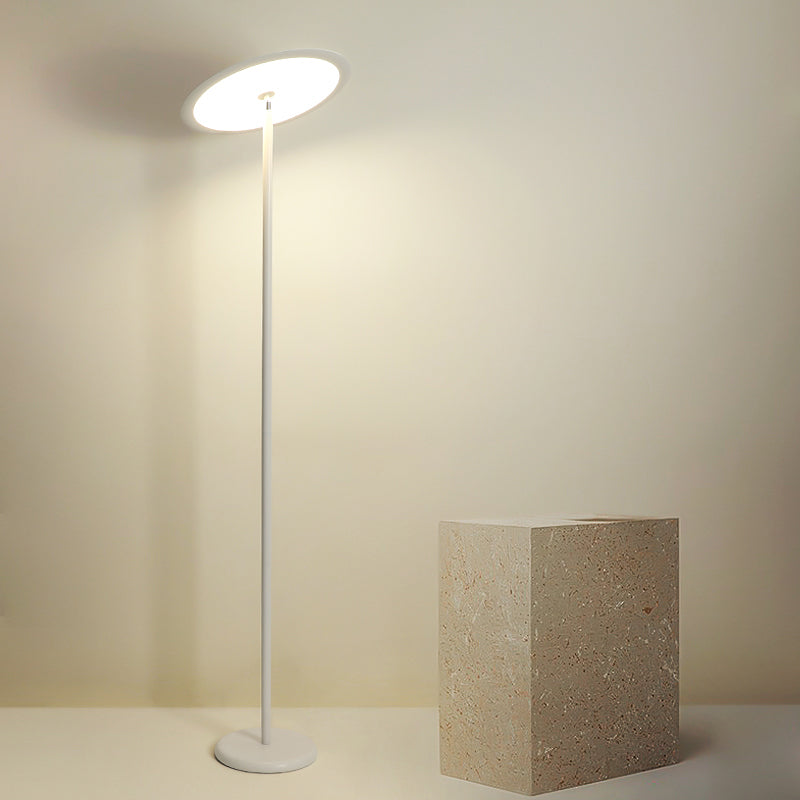 Nordic Linear Floor Lamp Metal 63" High LED Floor Light for Living Room