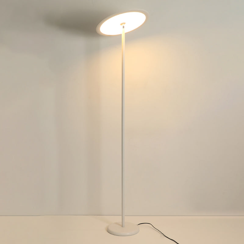 Nordic Linear Floor Lamp Metal 63" High LED Floor Light for Living Room