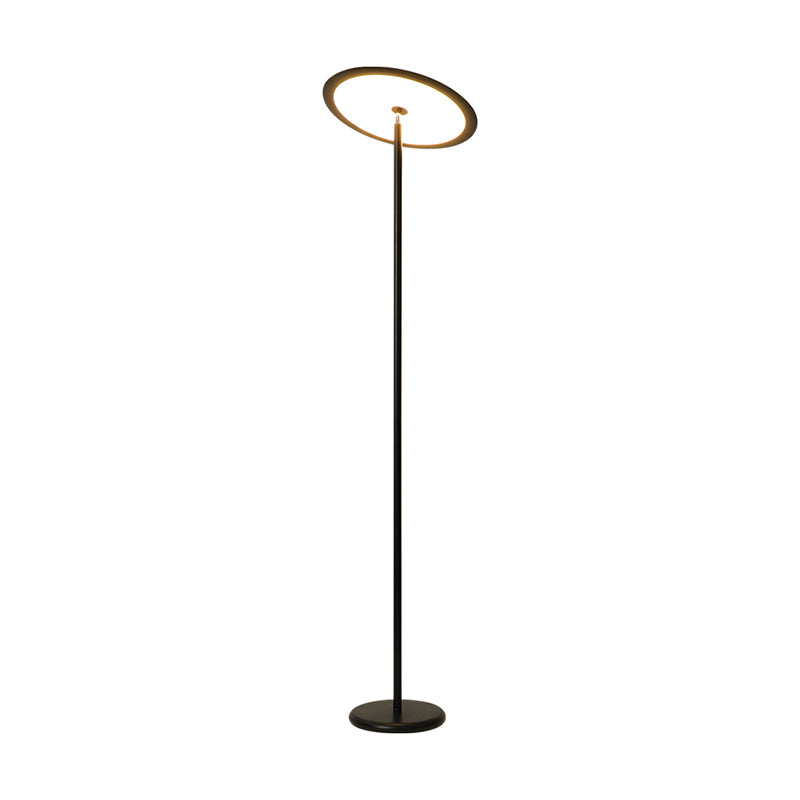Nordic Linear Floor Lamp Metal 63" High LED Floor Light for Living Room