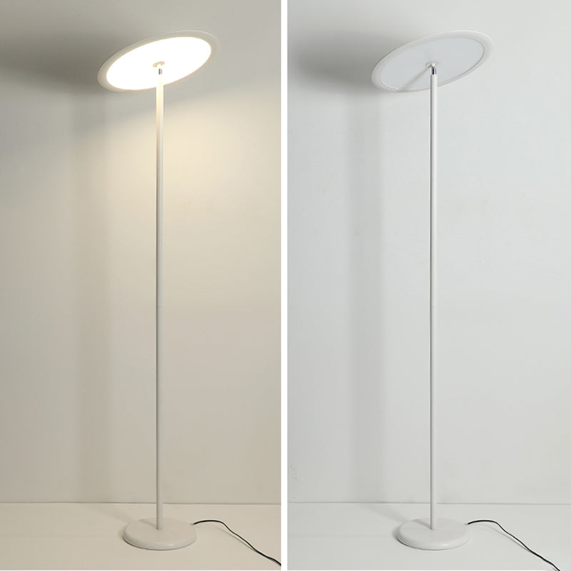Nordic Linear Floor Lamp Metal 63" High LED Floor Light for Living Room