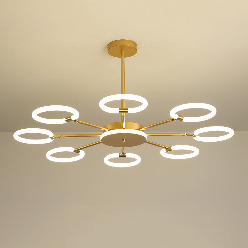 Contemporary Geometry Shape Pendant Chandeliers Metal Chandelier Lighting Fixtures