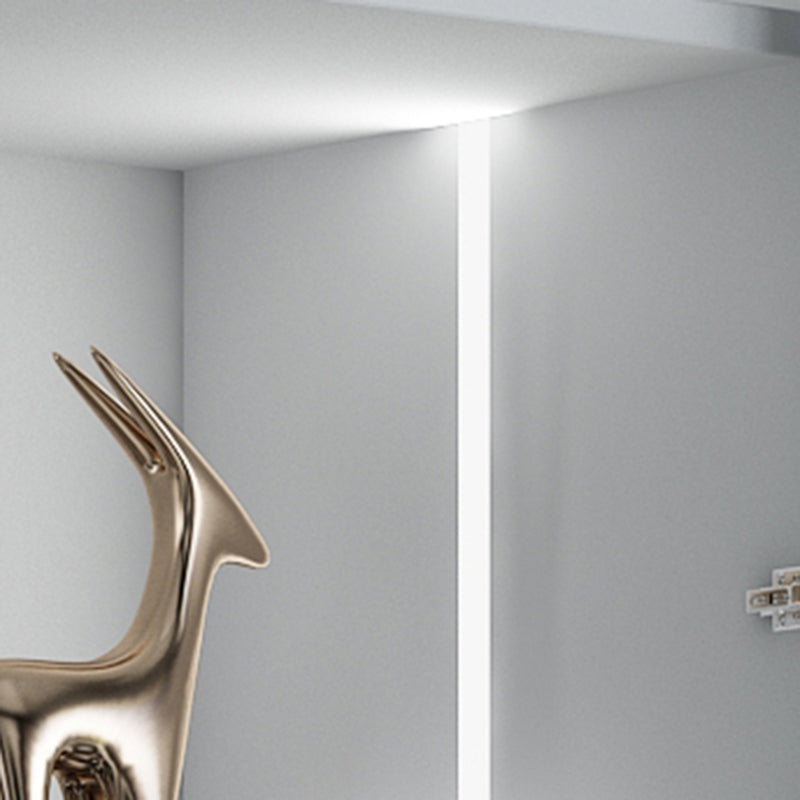 82.68"H Bookcase Contemporary Style Bookshelf With Doors for Office Home