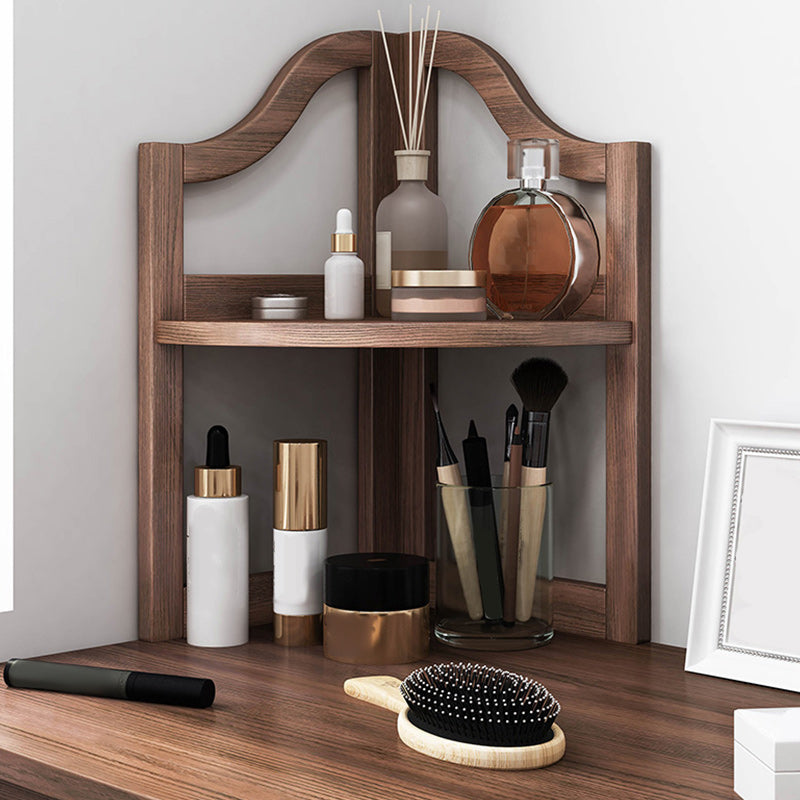 Modern Style Bookshelf Solid Wood Open Back Bookcase for Home