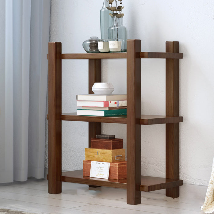 Vertical Shelf Bookcase with Shelves Wooden Bookshelf for Home Office