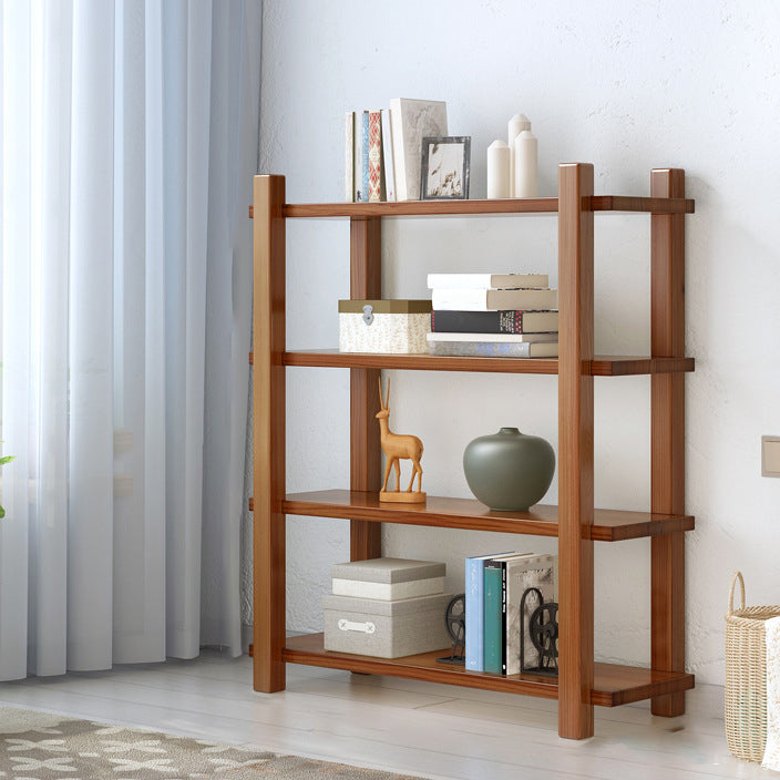 Vertical Shelf Bookcase with Shelves Wooden Bookshelf for Home Office