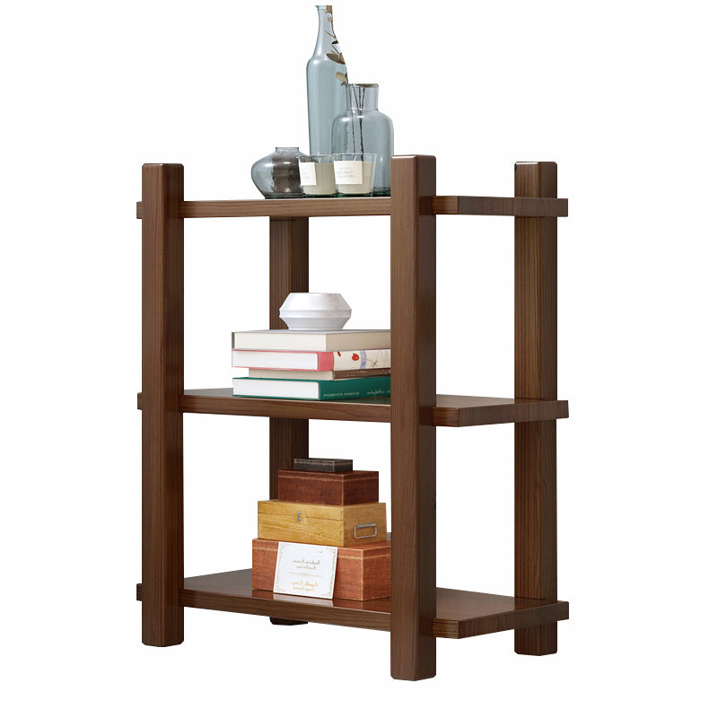Vertical Shelf Bookcase with Shelves Wooden Bookshelf for Home Office