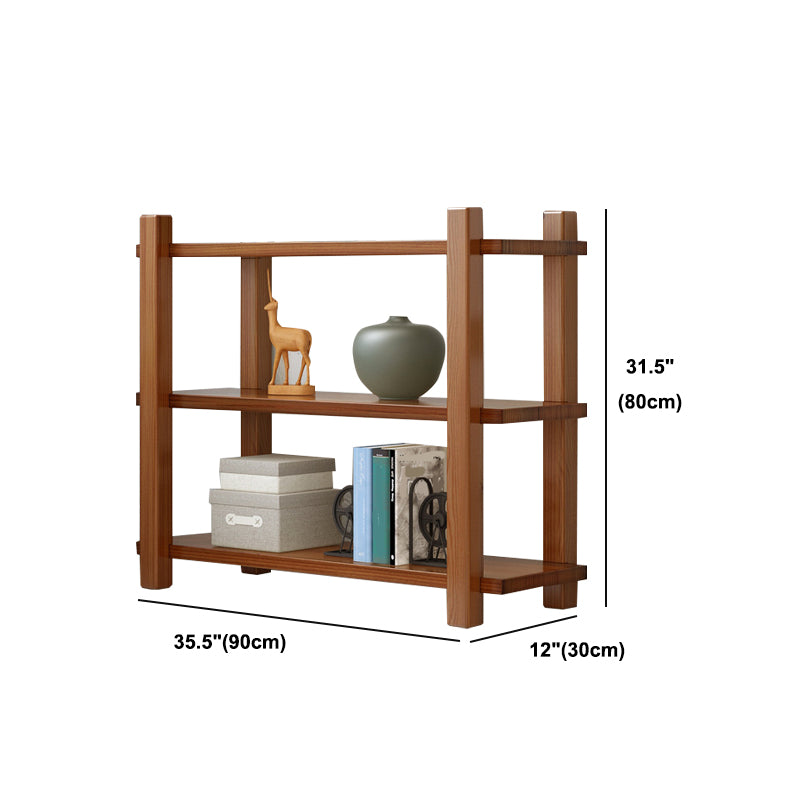 Vertical Shelf Bookcase with Shelves Wooden Bookshelf for Home Office