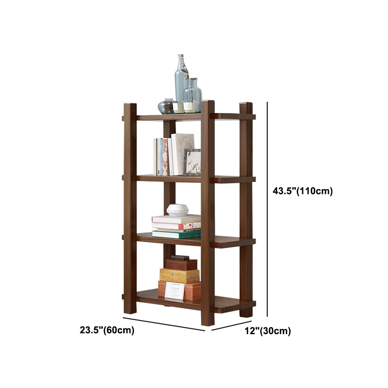 Vertical Shelf Bookcase with Shelves Wooden Bookshelf for Home Office