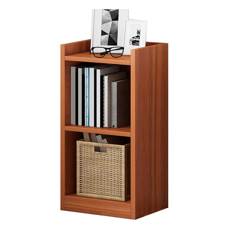 Modern Vertical Standard Bookshelf Manufactured Wood Bookcase for Living Room