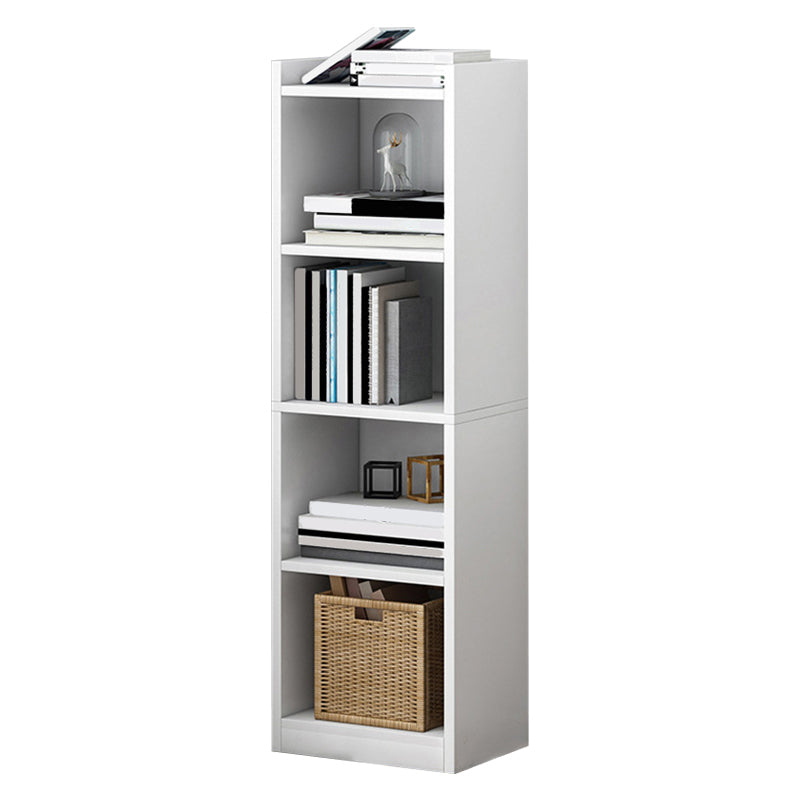 Modern Vertical Standard Bookshelf Manufactured Wood Bookcase for Living Room