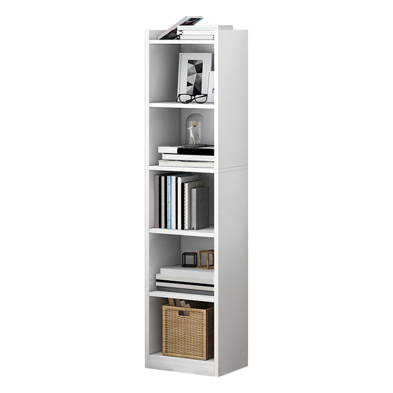 Modern Vertical Standard Bookshelf Manufactured Wood Bookcase for Living Room