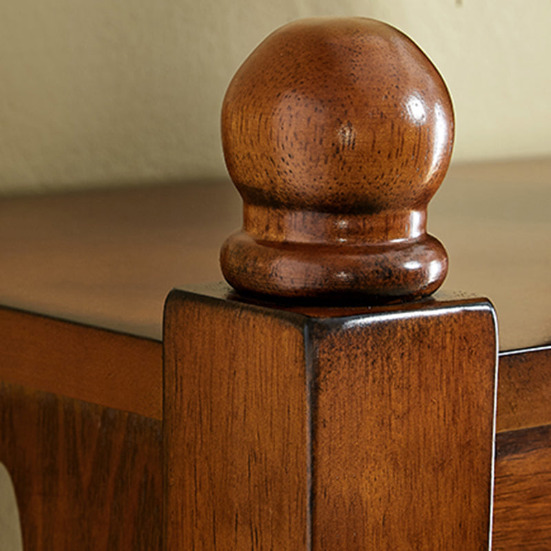 Solid Wood Bookshelf Industrial Bookcase 3-shelf Etagere With Rectangular Shelves